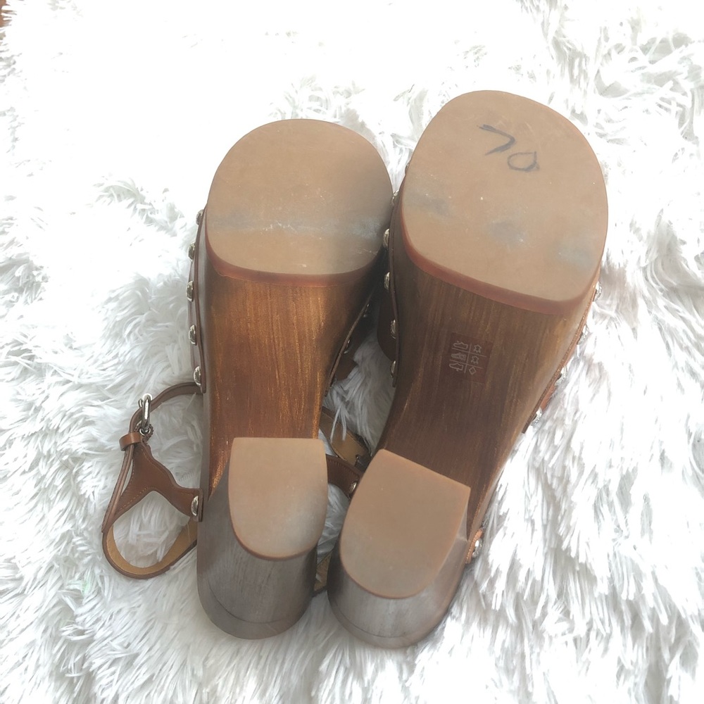 AUTHENTIC COACH ASTOR CLOG PLATFORMS - Picture 6 of 6